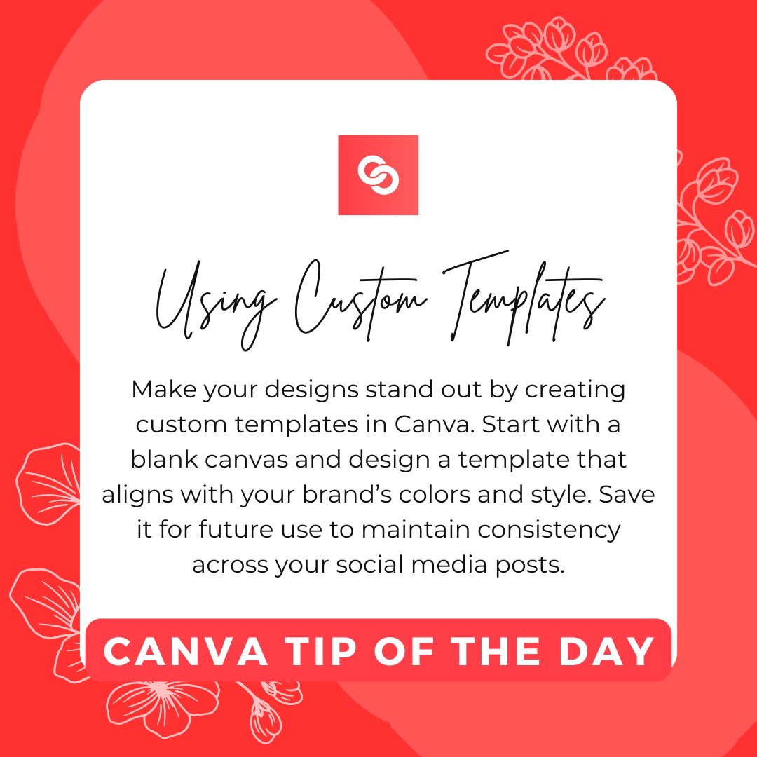 Coursewise_'s tweet image. Create custom templates in Canva to maintain brand consistency and stand out! 🎨 
#CanvaTips #DesignLikeAPro #contentmarketing #contentcreation #contentcreator