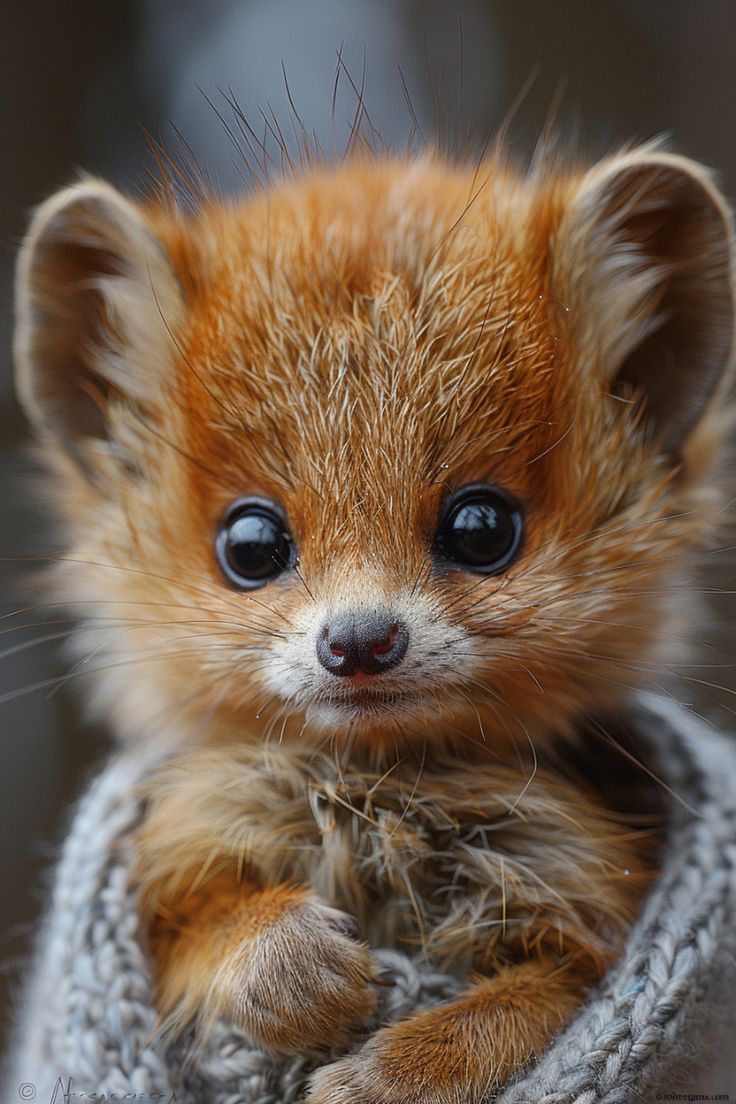 Baby Fox Cub.🧡🫶