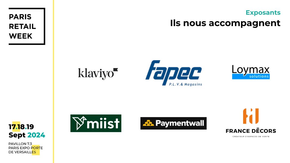 nrfeurope's tweet image. Ils ont confirmé leur participation à #ParisRetailWeek 2024 ! 💪 😌
👉 Bienvenue @klaviyo, #Fapec, #Miist, #Paymentwall, #Loymax et #FranceDecors

Vous voulez participer ?
◾️ Demandez votre badge ➡ fcld.ly/vqpwy68 
◾️ Réservez votre stand ➡ fcld.ly/vnnu7re