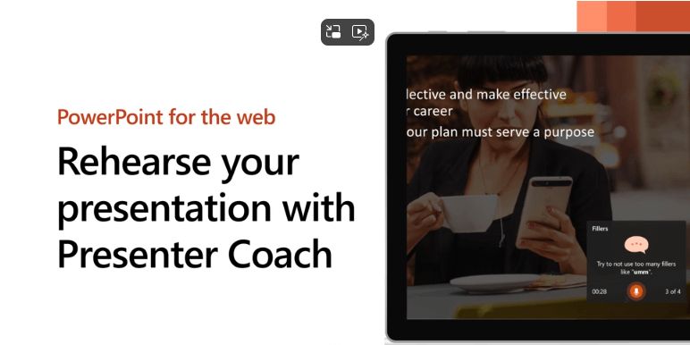TeachNetIreland's tweet image. 📣 #SpeakerCoach - Whether it’s a classroom presentation, a graduation speech, or a talk to peers, being able to speak confidently and fluently is crucial for today&apos;s students. Enter ‘Rehearse with Coach’ in #PowerPoint @MS_eduIRL #LearningAccelerators buff.ly/3wVyBc8