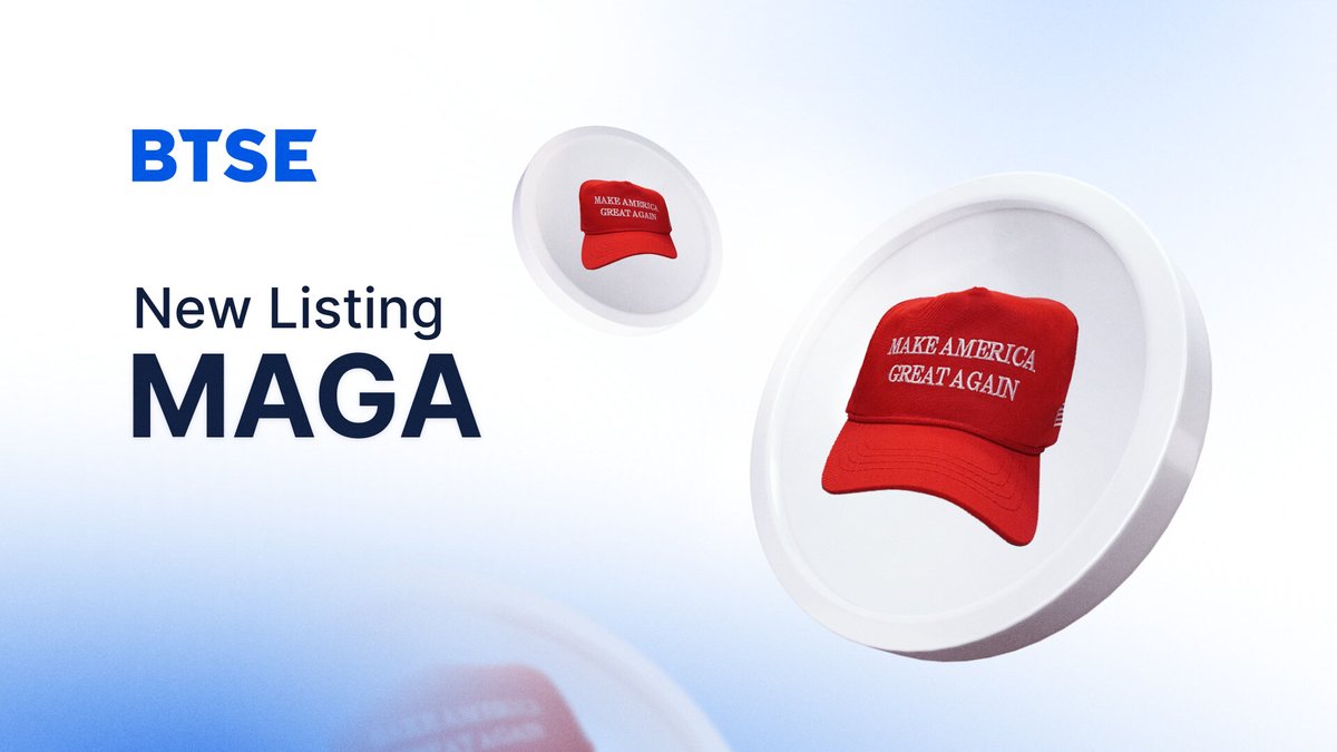 BTSE_Official's tweet image. 🚨 #NewListing ALERT!

🚀 $MAGA

⏰ @MagaHAT_ETH launches on #BTSE soon! Stay tuned for our announcement.

#MAGA, short for &quot;Make America Great Again,&quot; is another #memecoin gaining traction ahead of the upcoming US elections. 

🏡: maga-hat.vip