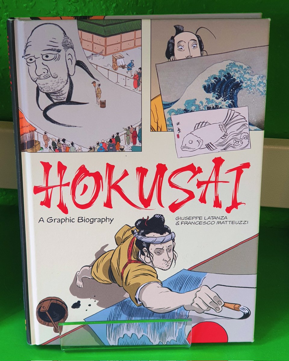 A beautiful addition to our new arrivals section! Snap up this graphic biography of #Hokusai now at #Oxfam #Books & #Harpenden! 💚♻️ 📚 📚 
Find us at 5, Harding Parade from 9am to 5pm Monday to Saturday and 10am to 3pm on Sundays #GraphicBiography #FoundInOxfam #OxfamHarpenden