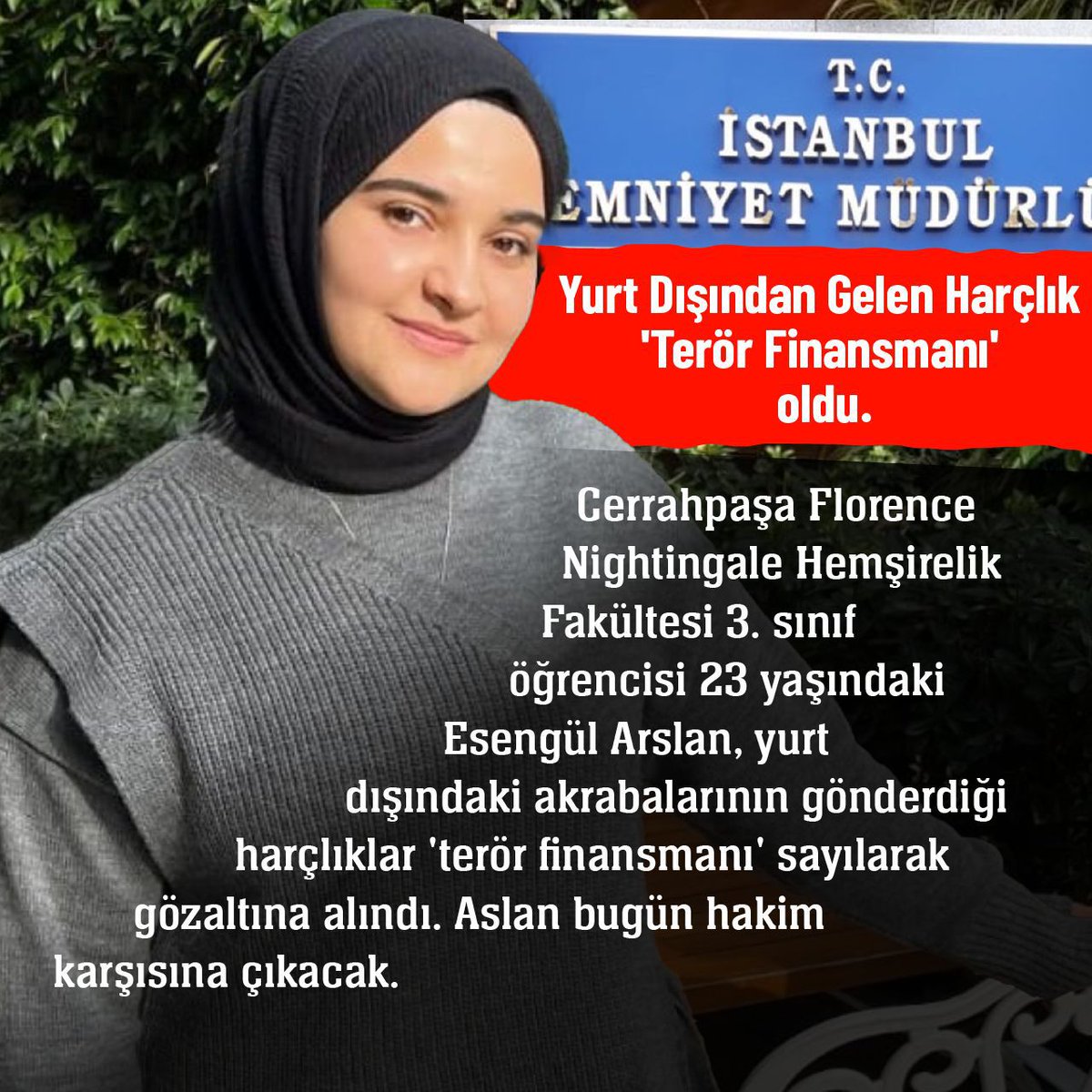 Saçma suç icadında bugün;
Üniversite harçlığı olarak yurtdışındaki kardeşinden para yardımı almak...
Böyle bir hukuk düzeni olur mu?
@adalet_bakanlik 
@MSTanrikulu

DepremzedeAblama YardımSuçMu

Hayırlı Cumalar