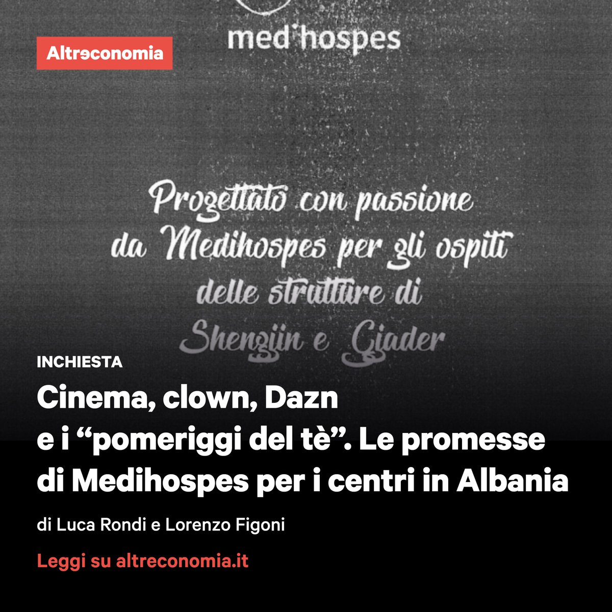 Con <a href="/lorenzofigoni/">Lorenzo Figoni</a> abbiamo ottenuto e analizzato la proposta per i centri in #Albania. Gran parte delle proposte riguardano minori, neonati, vittime di violenza e tortura. Tutti soggetti che non dovrebbero arrivare sul territorio albanese. Ma ecco le proposte