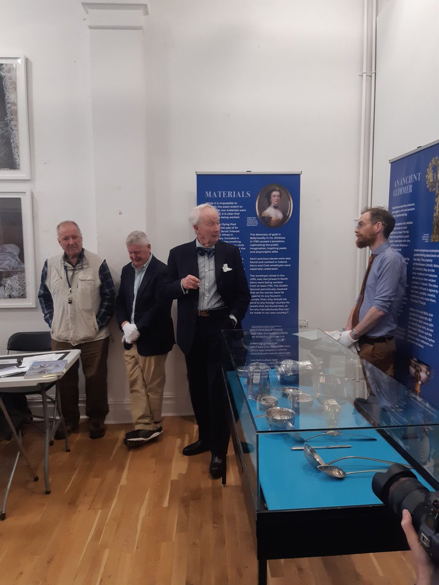 Very pleased to have Dr Ed Walsh here this morning to launch the inaugural Shannonside History Festival just before a Limerock silver workshop kick starts our weekend <a href="/LimerickMuseum/">Limerick Museum</a> <a href="/LmkCivicTrust/">Limerick Civic Trust</a> <a href="/PeoplesMuseumLK/">The People's Museum of Limerick</a>  #Limerick #History #lovelimerick #limerickandproud