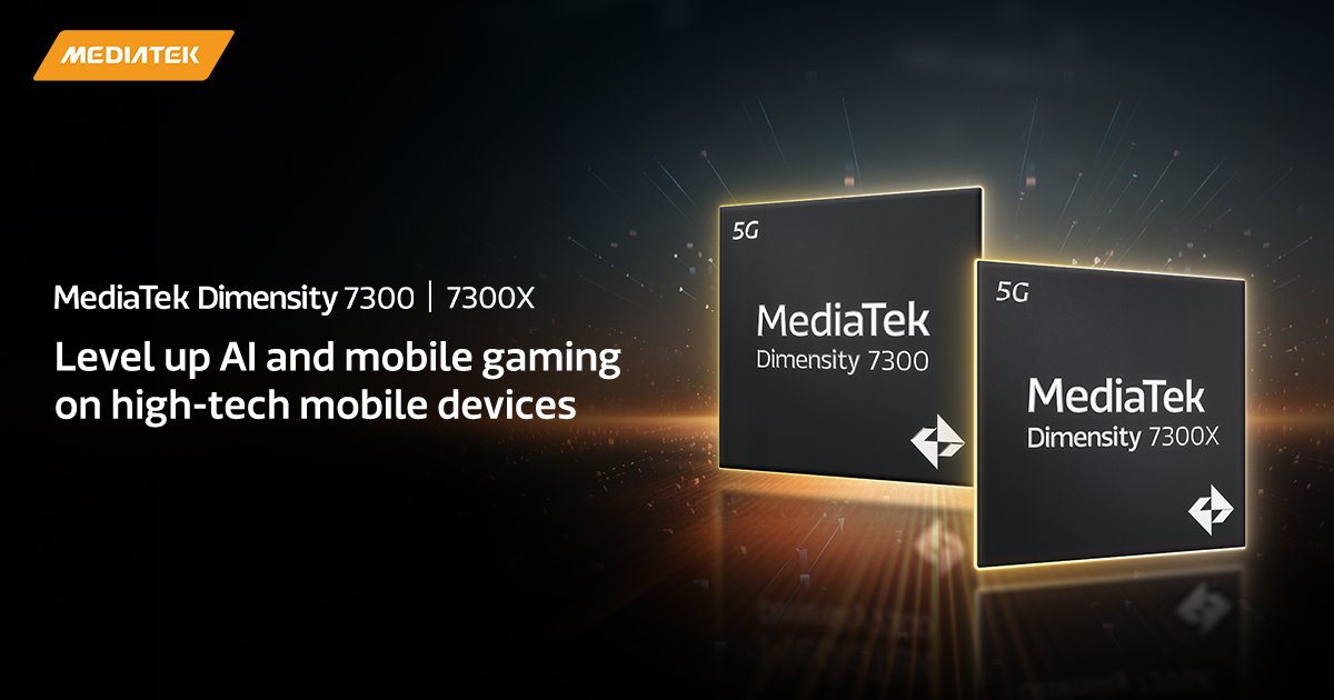 Level up #AI & mobile gaming in high-tech smartphones & foldables w/ MediaTek Dimensity 7300 & 7300X. These ultra-efficient 4nm chips feature best-in-class power efficiency, performance, effortless multitasking, accelerated gaming & AI-enhanced computing. bit.ly/3RaA5pJ
