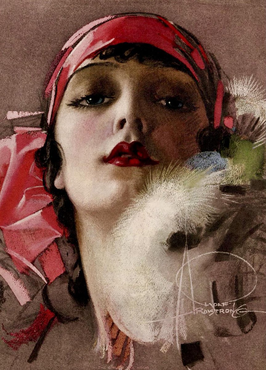 “Girl of the Hour” by Rolf Armstrong c. 1920’s.