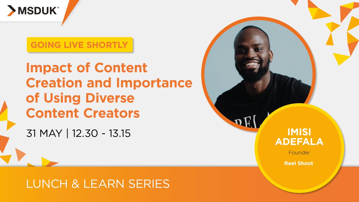 🕒 Just One Hour Left! Don't miss out on our LinkedIn Lunch & Learn featuring the incredible Imisi Adefala – Founder, Reel Shoot; where we'll be discussing the Impact of Content Creation and the Importance of Using Diverse Content Creators! Link: eu1.hubs.ly/H08Xm2v0