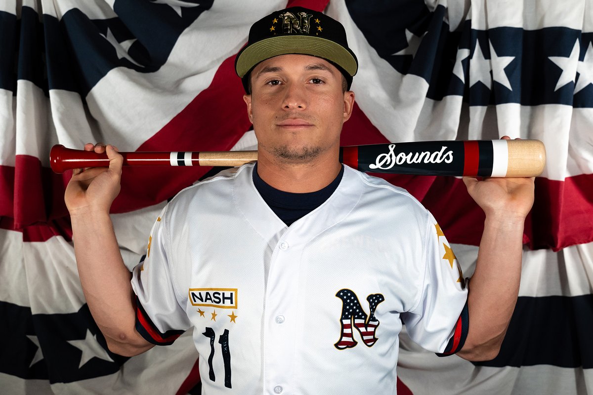 NICE! The @nashvillesounds are set to unveil a specialty jersey benefiting MTSU's Daniels Center, which supports military veterans, student veterans, and their families. 🇺🇸⚾