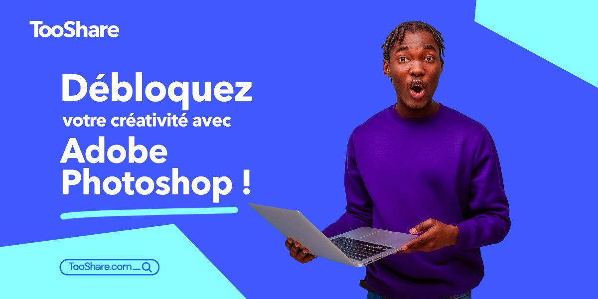 tooshare_africa's tweet photo. Découvrez notre cours sur Photoshop disponible sur la plateforme Tooshare.
Apprenez à utiliser Photoshop pour la conception graphique et la retouche photo.
Cliquez sur le lien dès maintenant !
Lien : https://t.co/0VtOxOThWl
#AdobePhotoshop #Créativité #Tooshare https://t.co/gKledSnWc6