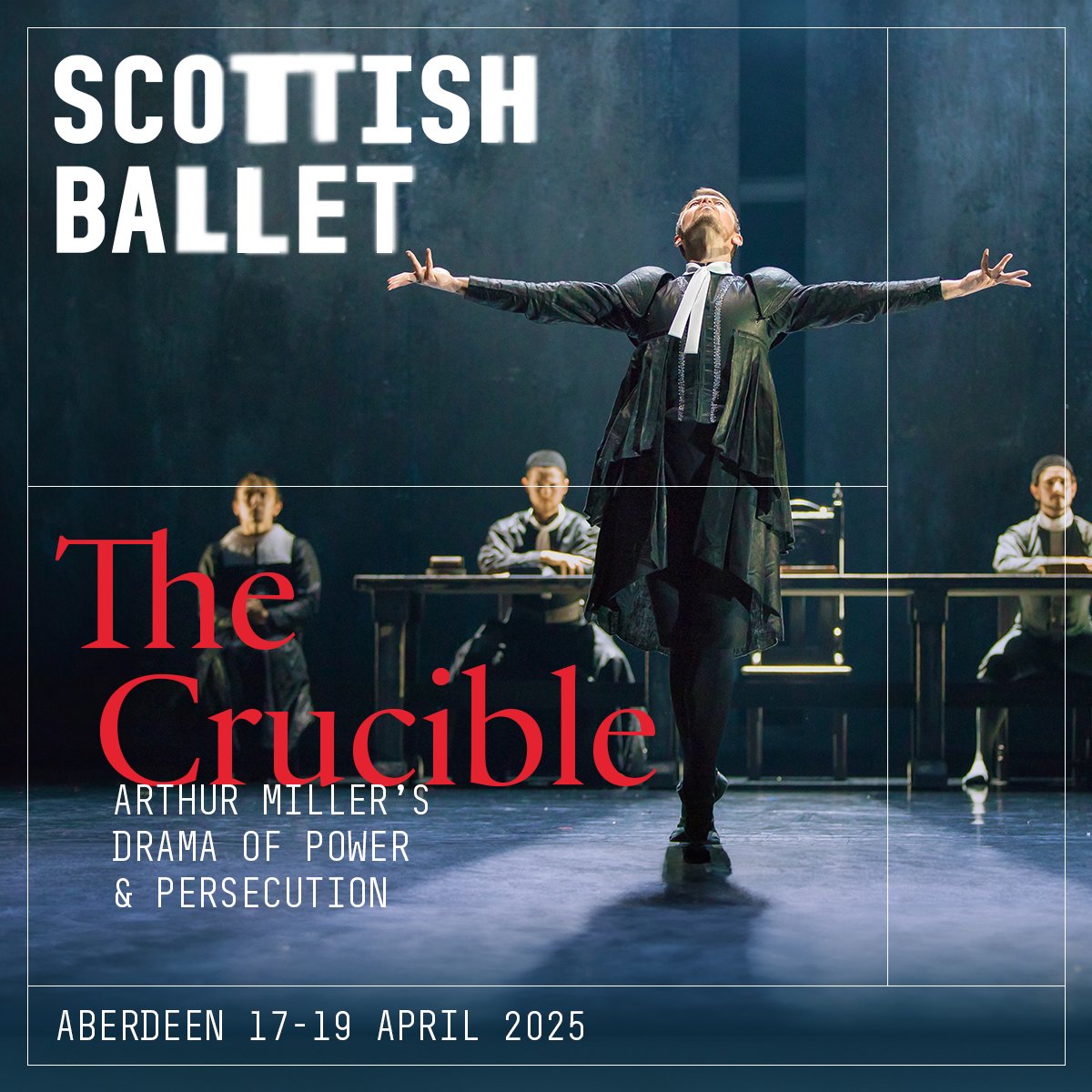 .@scottishballet is set to bewitch us once again with the return of their award-winning production of The Crucible in 2025. With themes as resonant today as ever, The Crucible has been described as a ‘ballet for our times’. On sale NOW: bit.ly/4aGttpU