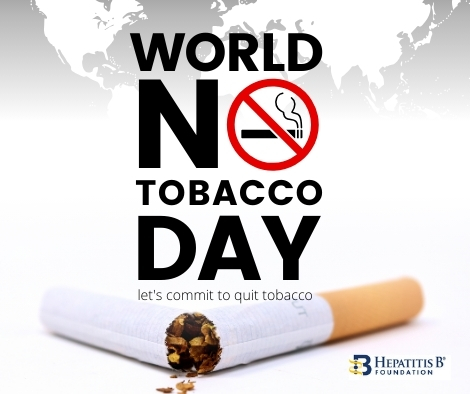 On World NO 🚭 Tobacco Day, we’re reminding you that smoking and tobacco in general is harmful to your liver. Everyone should avoid tobacco products, especially if you have hepatitis B. Here are 100 reasons to 🚭 quit tobacco: who.int/news-room/spot…