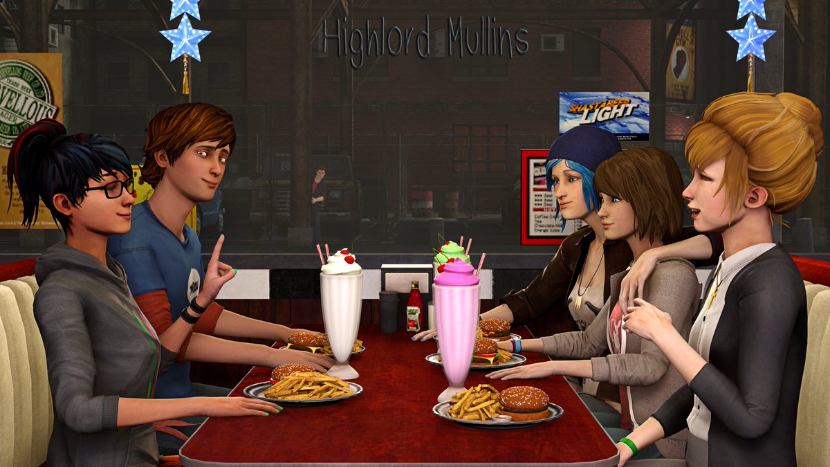 decided to make a nice cozy piece with a twist . . . hope y'all enjoy it and have a lovely weekend!😄
#sfm #LifeisStrange #MaxCaulfield #ChloePrice #KateMarsh #WarrenGraham #BrookeScott