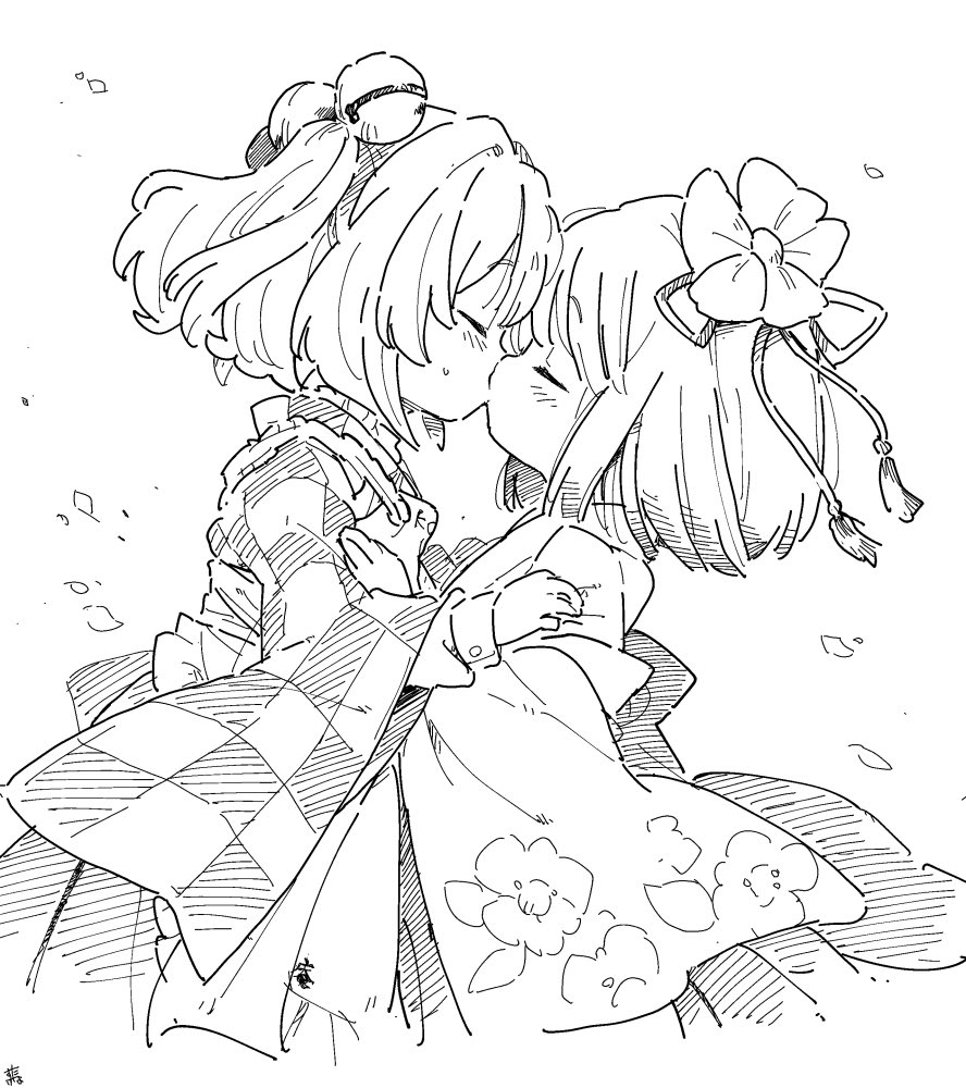 #今月描いた絵を晒そう
今月はてぇてぇ要素多めでした 