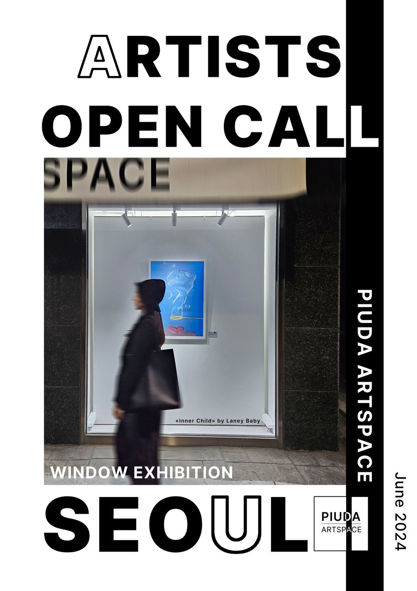 ⬛ Artists OPEN CALL ⬛ SEOUL Window Art Exhibition​ #10 We are thrilled to have @Habibagreen as our Guest Curator. ◾4 pieces will be exhibited in Seoul. ◾Share your artwork & nominate your favorite artists for a chance to be featured. Theme: Free Fee: Free