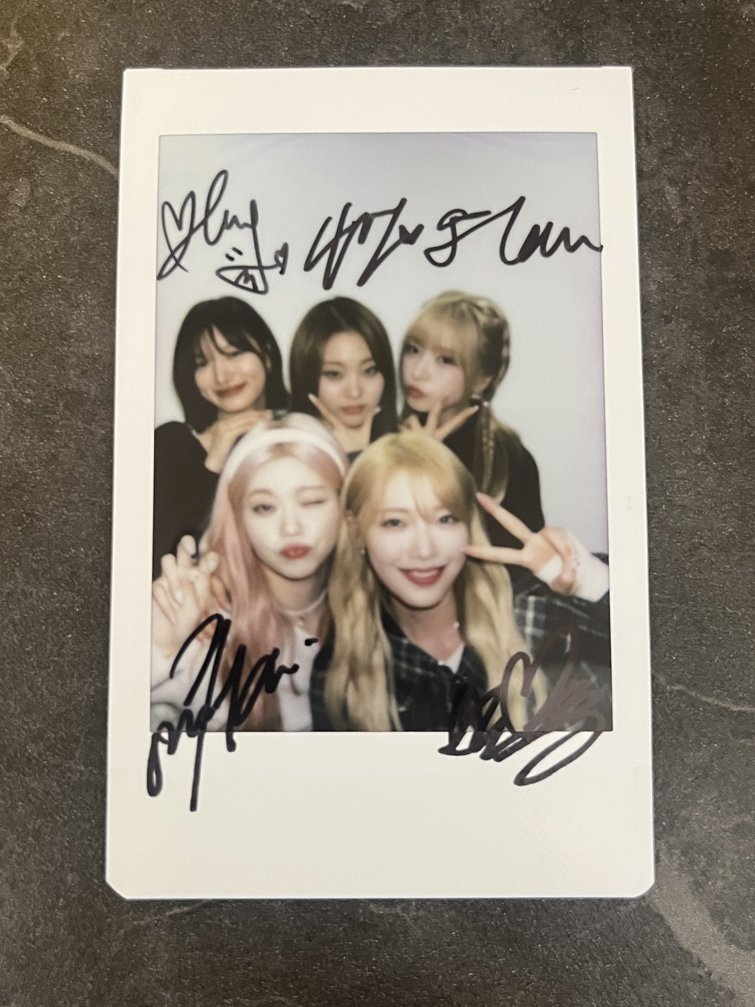 Billlie シユン チェキ ポラロイド 直筆 サイン ヨントン