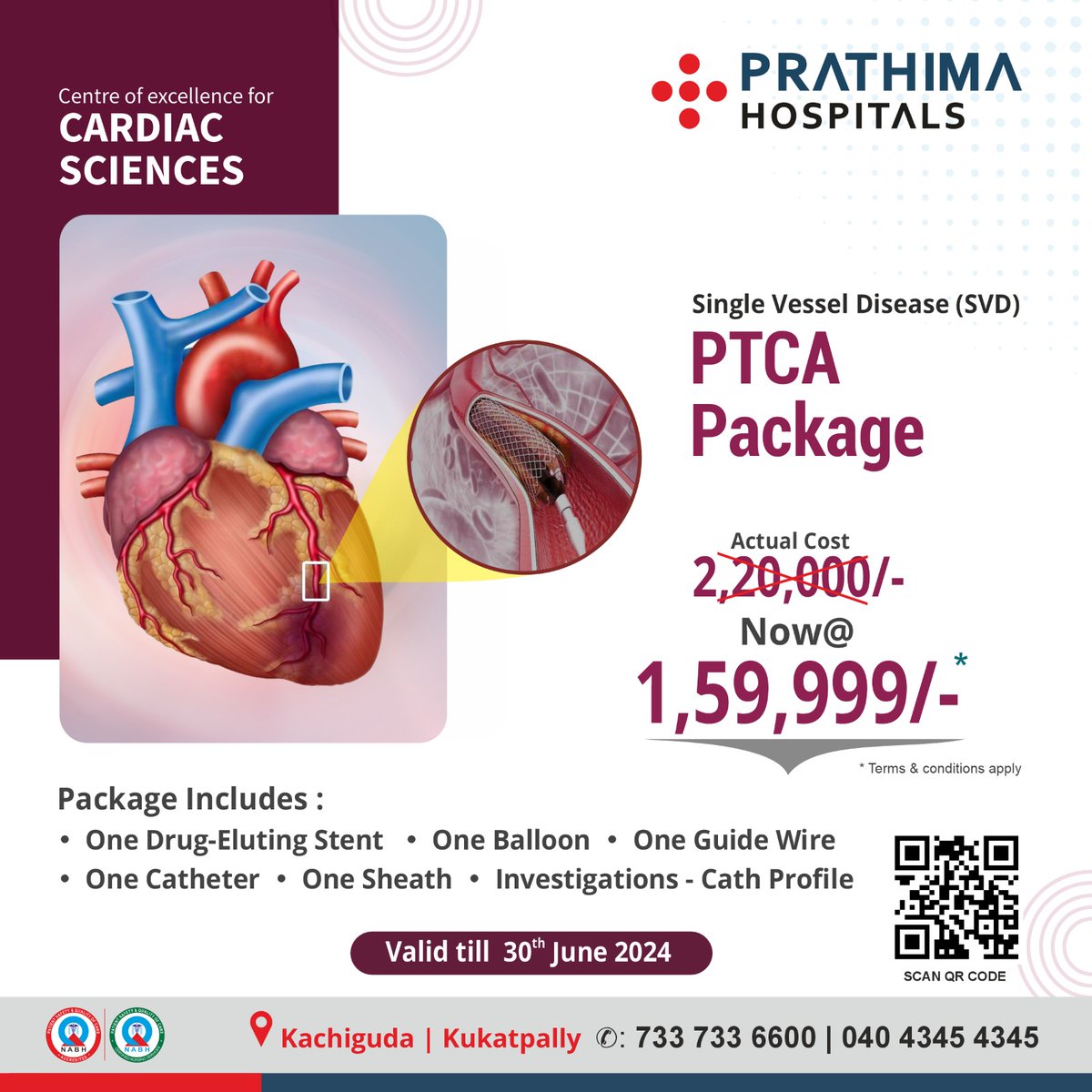prathimahealth's tweet image. 𝐒𝐢𝐧𝐠𝐥𝐞 𝐕𝐞𝐬𝐬𝐞𝐥 𝐃𝐢𝐬𝐞𝐚𝐬𝐞 (SVD)
𝐏𝐞𝐫𝐜𝐮𝐭𝐚𝐧𝐞𝐨𝐮𝐬 𝐓𝐫𝐚𝐧𝐬𝐥𝐮𝐦𝐢𝐧𝐚𝐥 𝐂𝐨𝐫𝐨𝐧𝐚𝐫𝐲 𝐀𝐧𝐠𝐢𝐨𝐩𝐥𝐚𝐬𝐭𝐲 (PTCA) 𝐏𝐚𝐜𝐤𝐚𝐠𝐞 @ 𝟏,𝟓𝟗,𝟗𝟗𝟗/-

𝐕𝐚𝐥𝐢𝐝 𝐭𝐢𝐥𝐥: 𝟑𝟎𝐭𝐡 𝐉𝐮𝐧𝐞 𝟐𝟎𝟐𝟒
#Cardicsciences #heartcheckup #prathimahospitals