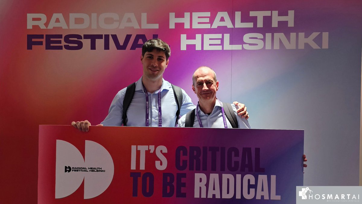 👏 Congratulations to all the pilots present at the <a href="/RadicalHealthF/">Radical Health Festival Helsinki</a>.  
We are extremely proud of your progress and project outcome and we can't wait to see what the future holds for you. 
Well done! 🎉
#healthcare hashtag#hosmartAi hashtag#radicalhealthfestival