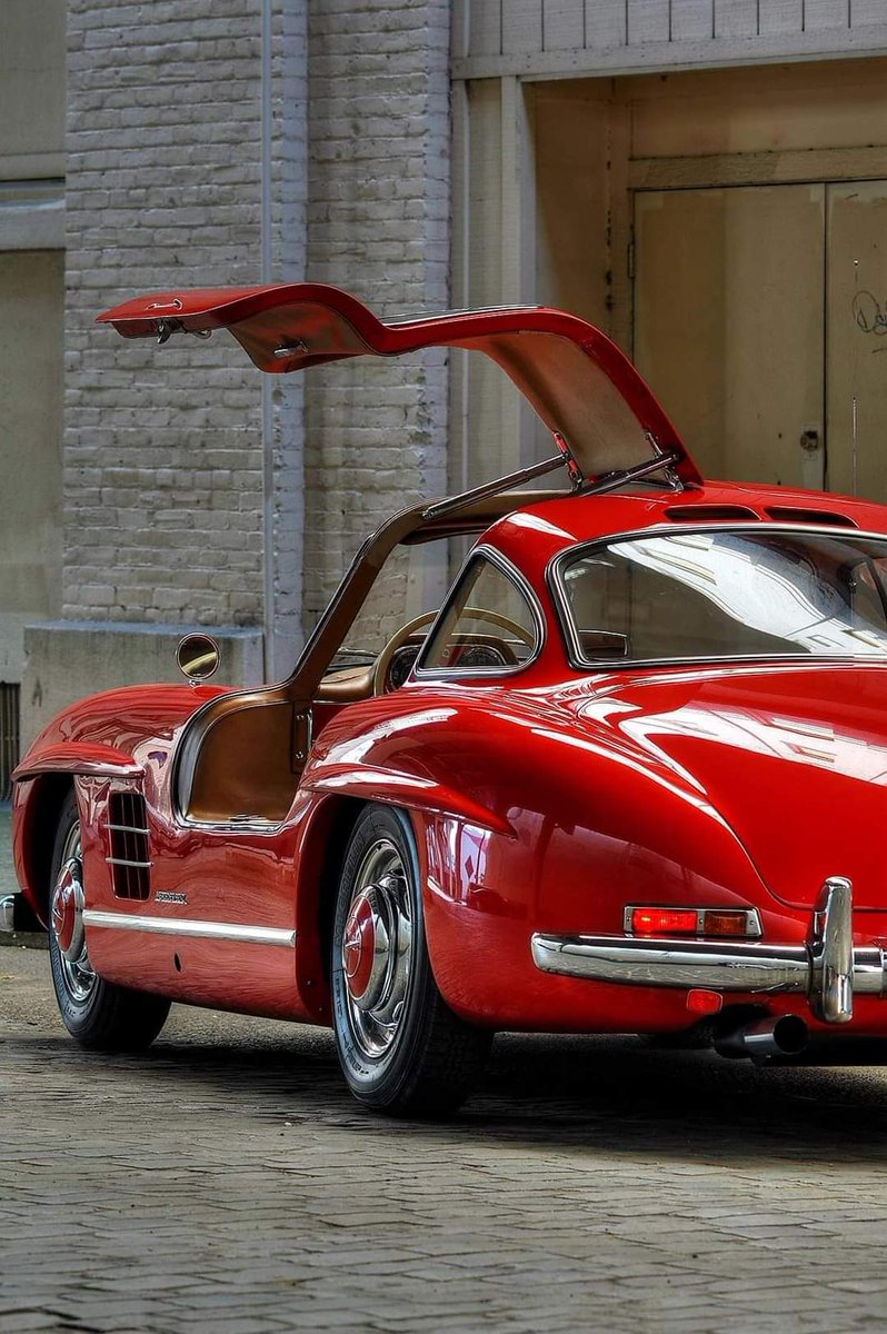 A majestic Appearance : 

The 70-year-old Mercedes 300 SL Gullwing is one of the most beautiful and innovative cars ever made... 

'Nothing great in the world has ever been accomplished without passion.'
- Georg Wilhelm Friedrich Hegel

Only 1400 units of the Mercedes gullwing