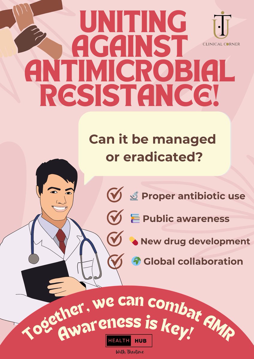 Resistance is not futile, it's preventable! 🌐🌟 By understanding antimicrobial resistance (AMR) and taking action, we can protect future generations. Use antibiotics wisely, spread awareness, and support scientific innovation. Let's turn the tide together! 🌍💊🔬 #StopAMR