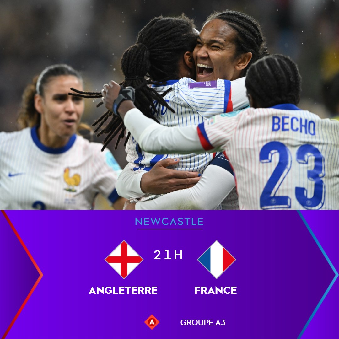 🇫🇷 Bon match aux 𝔹𝕝𝕖𝕦𝕖𝕤 dans ce choc au sommet ✨🤩🤞 #WEURO2025 | #ENGFRA | @equipedefranceF