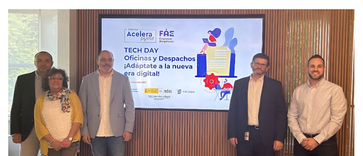 teseoproduccion's tweet photo. Ayer, 30 de mayo, tuvo lugar en la sede de @FAEBurgos  el 𝗧𝗲𝗰𝗵-𝗗𝗮𝘆 𝗢𝗳𝗶𝗰𝗶𝗻𝗮𝘀 𝘆 𝗗𝗲𝘀𝗽𝗮𝗰𝗵𝗼𝘀: Adáptate a la Nueva Era Digital; una 𝗷𝗼𝗿𝗻𝗮𝗱𝗮 𝗶𝗻𝗰𝗿𝗲𝗶́𝗯𝗹𝗲𝗺𝗲𝗻𝘁𝗲 𝗲𝗻𝗿𝗶𝗾𝘂𝗲𝗰𝗲𝗱𝗼𝗿𝗮. https://t.co/A2gWHFX0m1
