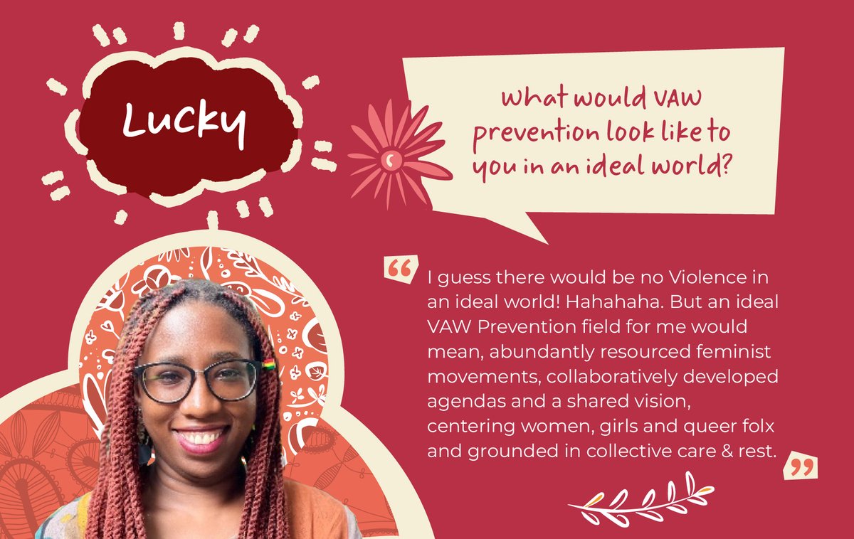 Solidarity with all movements advocating for a more just society is essential in understanding the drivers behind all forms of VAW. 

How do #VAWPrevention leaders practice solidarity in their work?
- @KobugabeLucky 

#PreventGBV #EndVAW