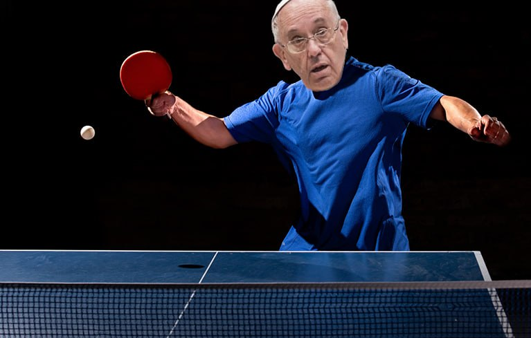 You. cant. beat. this. man. in. any. sport.