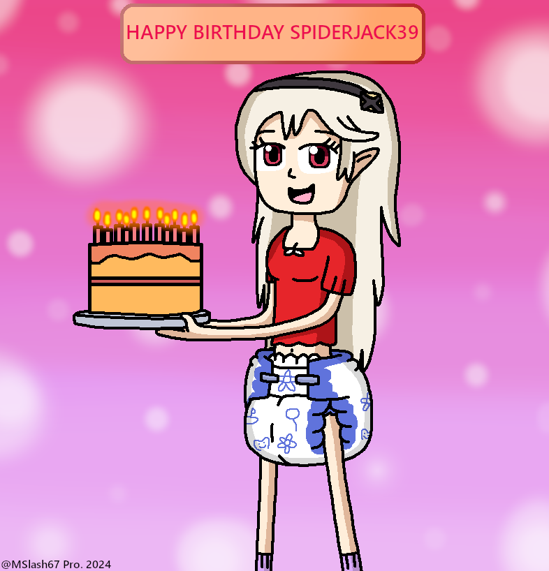 MightySlash67's tweet photo. Happy Birthday SpiderJack39

Here's a Birthday Gift for @SpiderJack39 that one who loves his waifu Female Corrin in her padded diaper from Fire Emblem.

I hope you enjoy it ^^/

#abdl #diaper #diapergirl #corrin https://t.co/1Su31eOSCH