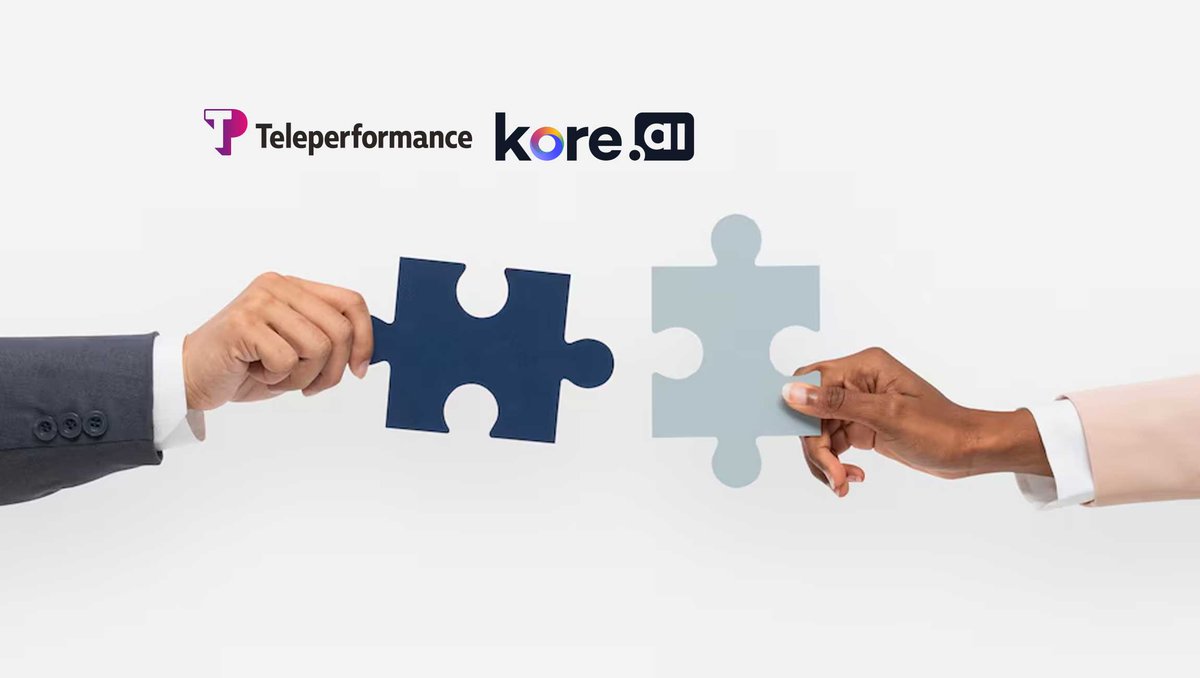 Teleperformance Partners with kore. ai to Transform Customer Engagement Through Advanced AI Solutions ow.ly/xaGy50S3T4M #sales #B2Bsales #B2BTech #B2B #salestech #koreai #Teleperformance