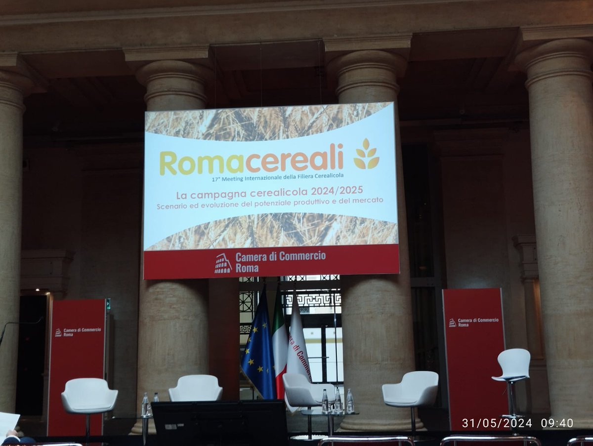 📊 Il contributo di #BMTI a #Romacereali 2024 con un'analisi sul mercato dei cereali in Italia, realizzata a partire dai prezzi rilevati dalle #cameredicommercio e #borsemerci 
<a href="/unioncamere/">Unioncamere</a>
<a href="/camcomroma/">Camera di Commercio Roma</a>