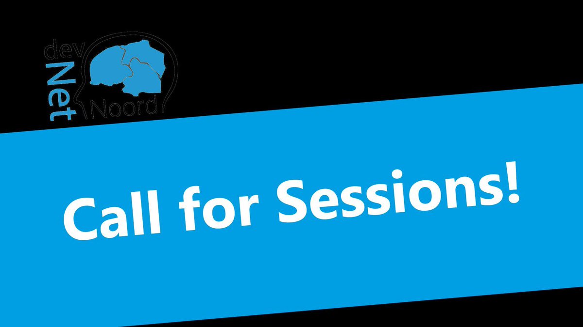 Op 31 oktober organiseren we weer een #devNetNoord meetup bij de Gasunie in Groningen.

We zijn hiervoor nog op zoek naar sprekers en sessies: buff.ly/3X4biaB 

Heb jij een mooie sessie die je met de community wil delen, meld je sessie dan snel aan!