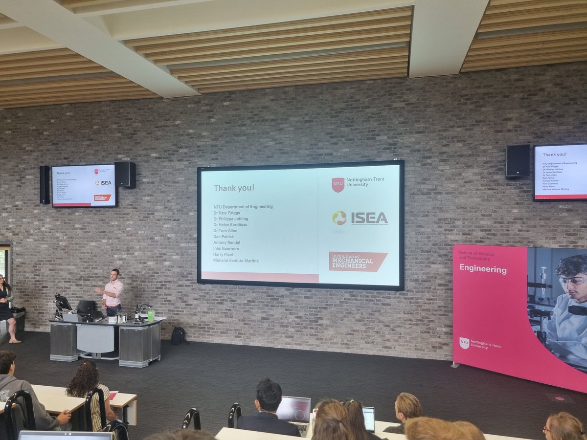 Matt Rooney (@mattrooney11) on Twitter photo Fantastic to be joining students, academics, and industry representatives in <a href="/NottmTrentUni/">Nottingham Trent University</a> to support Sports Engineering Seminar Day 2024 on behalf of the <a href="/IMechE/">The IMechE Team</a>. Thank you to Steve and the rest of the team for hosting. #SportsEngineering Fantastic to be joining students, academics, and industry representatives in <a href="/NottmTrentUni/">Nottingham Trent University</a> to support Sports Engineering Seminar Day 2024 on behalf of the <a href="/IMechE/">The IMechE Team</a>. Thank you to Steve and the rest of the team for hosting. #SportsEngineering