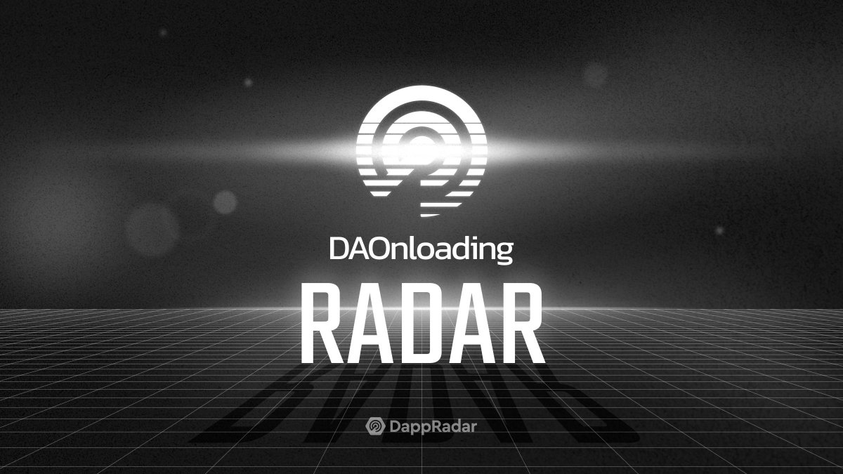 Users are the base layer of @DappRadar & our DAO, building the data layer with smart contracts, finding alpha, and leading the RADAR economy. Through gamification, users level up and so does the World's Dapp Store.

Continue reading 👇 
DAOnloading RADAR - 21%