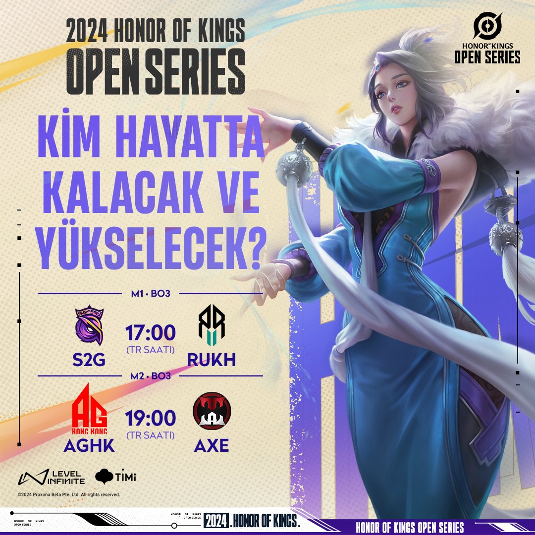 2024 Honor of Kings Open Series Split 1 - 2. Gününde temsilcimiz @s2gespor Rukh Esports'a karşı mücadele edecek!

Bu önemli karşılaşma için hepinizi Honor of Kings Türkiye Youtube kanalımızdaki canlı yayına bekliyoruz 🌸🪻

#hoktr #honorofkingsturkiye #openseries #hokesports