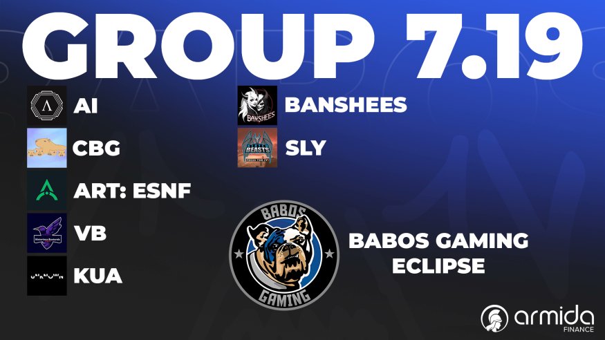 Babos Gaming (@babosgaming) on Twitter photo 🚨 <a href="/PrimeLeague/">Die Techniker Prime League</a> Group 7.19🚨
Our <a href="/LeagueOfLegends/">League of Legends</a> Team Eclipse will be competing in the <a href="/PrimeLeague/">Die Techniker Prime League</a> Summer Split '24 Liga 7.19 against:
<a href="/_AnimusInvictus/">Animus Invictus</a>
#CapybaraGaming
<a href="/artmsgg/">Artemis Esports</a> Error Skill not found
#VictoriousBustards
#SlayedBeastsPressTheFF
#Banshees 🚨 <a href="/PrimeLeague/">Die Techniker Prime League</a> Group 7.19🚨
Our <a href="/LeagueOfLegends/">League of Legends</a> Team Eclipse will be competing in the <a href="/PrimeLeague/">Die Techniker Prime League</a> Summer Split '24 Liga 7.19 against:
<a href="/_AnimusInvictus/">Animus Invictus</a>
#CapybaraGaming
<a href="/artmsgg/">Artemis Esports</a> Error Skill not found
#VictoriousBustards
#SlayedBeastsPressTheFF
#Banshees