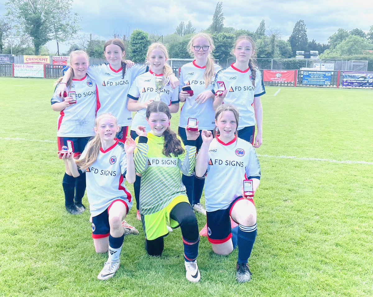 #EndOfSeasonShoutout to Denham United Ladies Under 12's - who were runners up for the Plate trophy at Harefield tournament last weekend - a beautiful team and they deserved their first trophy and medals - us parents are proud of you all. #GrassrootsFootball #TeamGrassroots #GRF