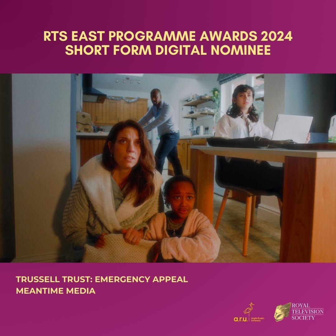 📣 More nominations announced! 📣 

Congratulations to Short Form Digital nominees “Ansible Motion: Driver in the Loop” (Eye Film), “Owen Pick: Moving Forward” (Louis James-Parker Ltd), and “Trussell Trust: Emergency Appeal” (Meantime Media)! 🎬📽️🎞️

#rtseast #rtseastawards2024