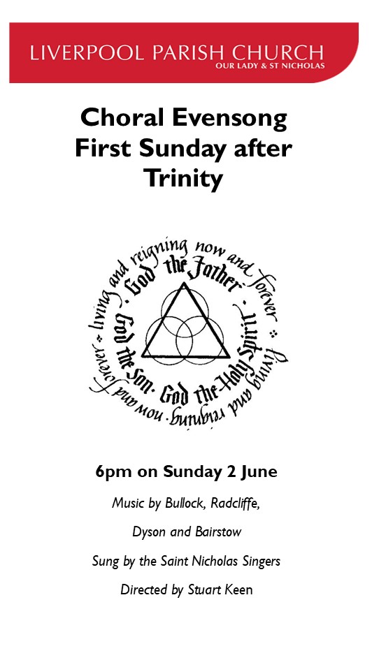 Are you bored on Sunday evenings? Are you short of choral music in your life? Do you want to join others to fill the gaps in your existence? Do you want a glass of wine afterwards? Choral Evensong at 6pm this Sunday!