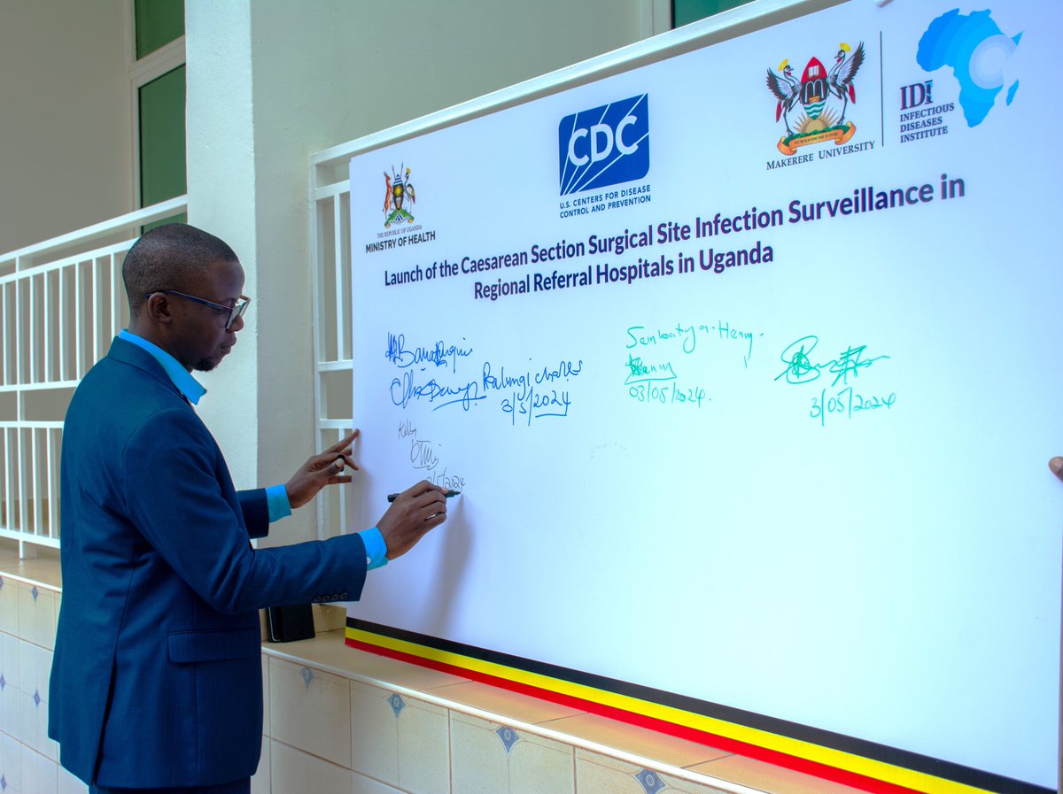 Infectious Diseases Institute, Makerere University (@idimakerere) on Twitter photo 1/2
Ensuring safety in healthcare, especially in surgical site infection (SSI) prevention, is crucial. With support from <a href="/CDCGlobal/">CDC Global Health</a> and in collaboration with <a href="/MinofHealthUG/">Ministry of Health- Uganda</a>, our GHS team launched a pilot SSI Surveillance program in 5 regional hospitals. #HealthcareSafety 1/2
Ensuring safety in healthcare, especially in surgical site infection (SSI) prevention, is crucial. With support from <a href="/CDCGlobal/">CDC Global Health</a> and in collaboration with <a href="/MinofHealthUG/">Ministry of Health- Uganda</a>, our GHS team launched a pilot SSI Surveillance program in 5 regional hospitals. #HealthcareSafety