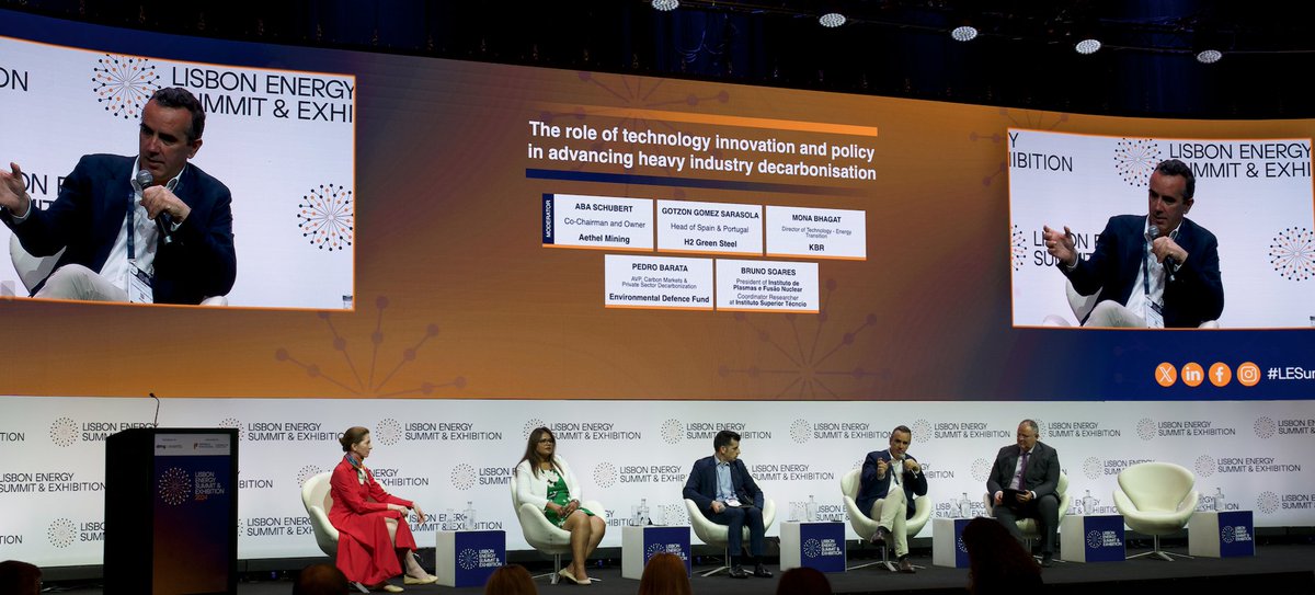 Session 7 in the Strategic Conference, on day 2 of the Lisbon Energy Summit &amp; Exhibition; The role of technology innovation and policy in advancing heavy industry decarbonisation.

#LESummit #technology #decarbonisation #hardtoabate