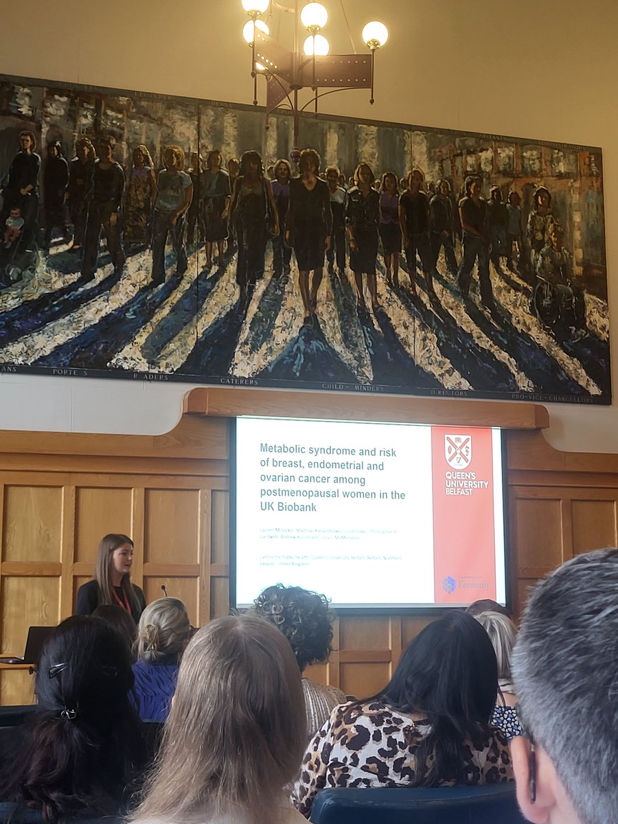 Úna McMenamin (@unamcmenamin) on Twitter photo Dr Lauren McVicker <a href="/mcvicker_lauren/">Lauren McVicker</a> from <a href="/CPH_QUB/">QUB Public Health</a> presenting some of her breast and gynae cancer epi research using <a href="/uk_biobank/">UK Biobank</a> at the Ulster Obstetrical & Gynaecological Society meeting <a href="/QUBelfast/">Queen's University Belfast 🎓</a> Dr Lauren McVicker <a href="/mcvicker_lauren/">Lauren McVicker</a> from <a href="/CPH_QUB/">QUB Public Health</a> presenting some of her breast and gynae cancer epi research using <a href="/uk_biobank/">UK Biobank</a> at the Ulster Obstetrical & Gynaecological Society meeting <a href="/QUBelfast/">Queen's University Belfast 🎓</a>