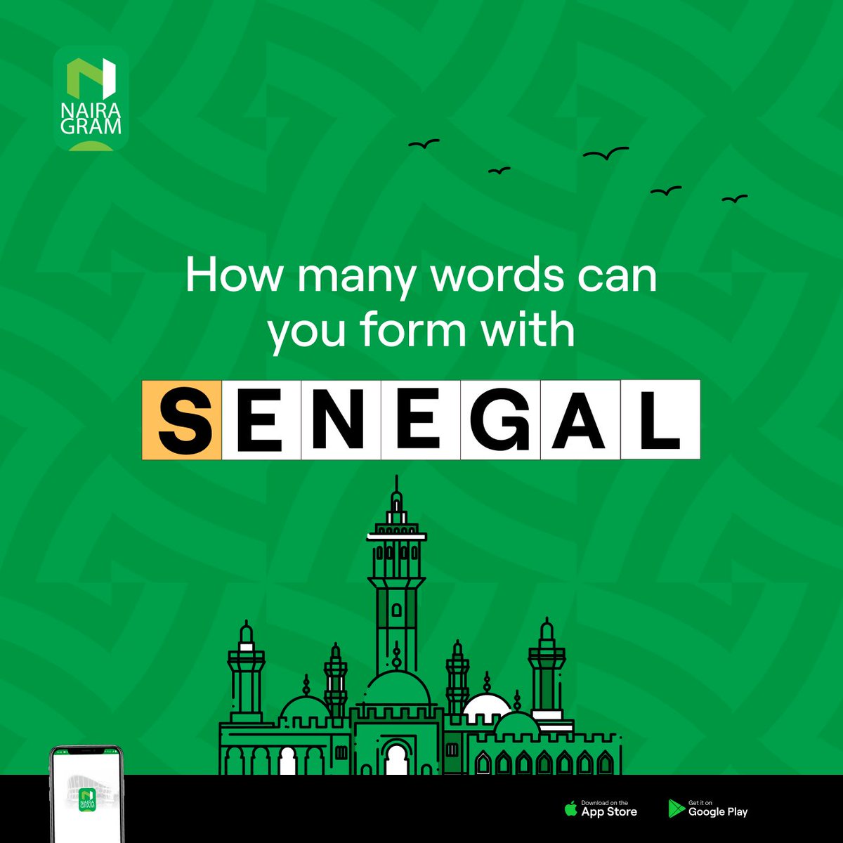 Word gurus, where you at?

#nairagramllc #sendmoney #moneytransfer #sendmoneytoafrica #trivia