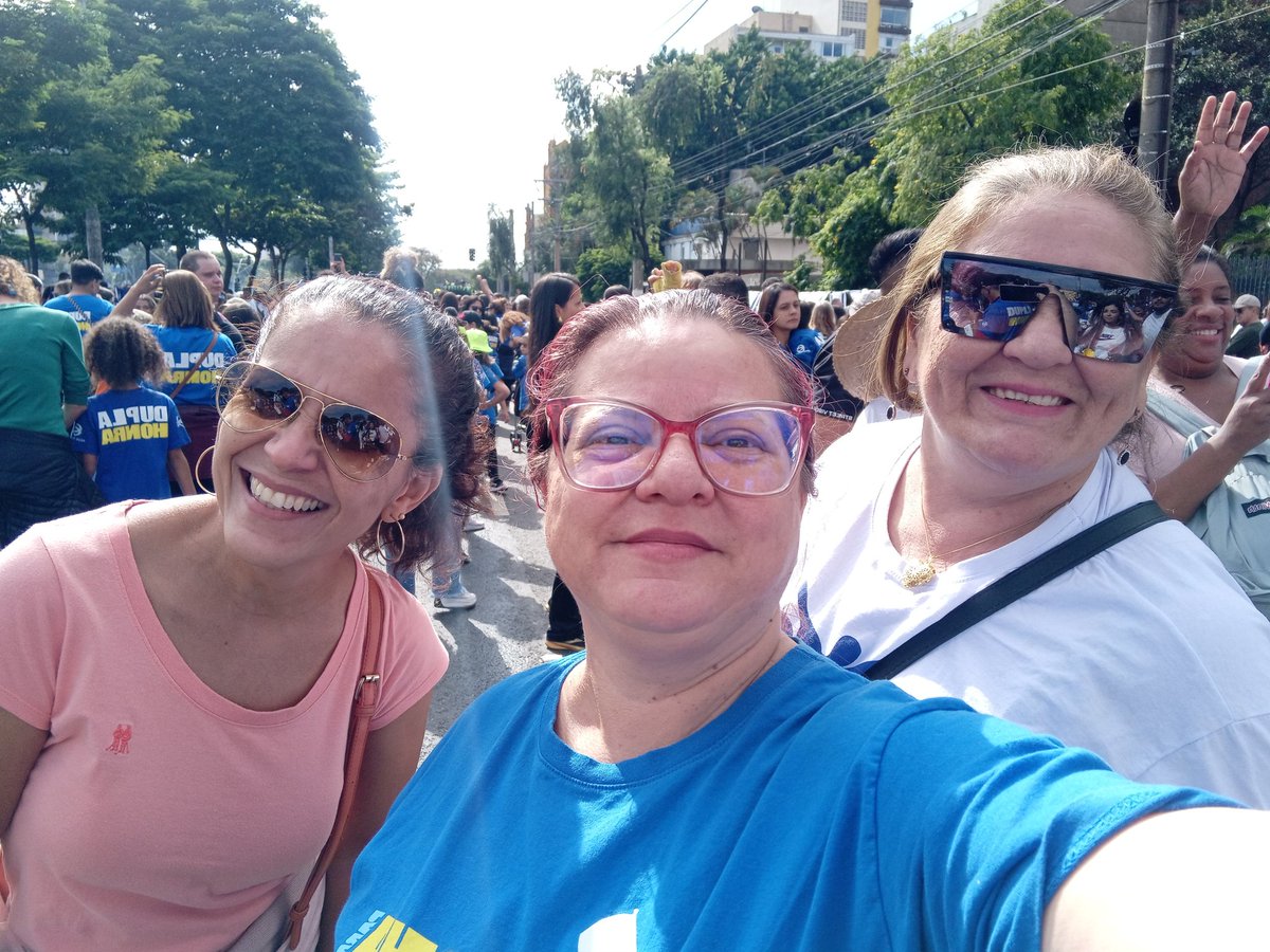 #bdsp mais uma marcha pra Jesus na companhia das amigas Jamily e Guilhermina