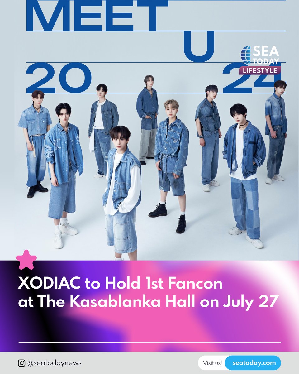 X-BLISS LET'S GET CLOSER!

South Korean boy group 'Xodiac' will hold their first fancon in Jakarta titled 'XODIAC 1st FAN-CON [X TO MEET U 2024] IN JAKARTA'.

The group consisting of Gyumin, Lex, Sing, Hunsik, Leo, Davin, Beomsoo, Wain, and Zayyan will greet their fans at The