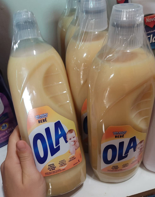 Sabão Líquido Ola Bebê para Roupas Finas e Delicadas 1l