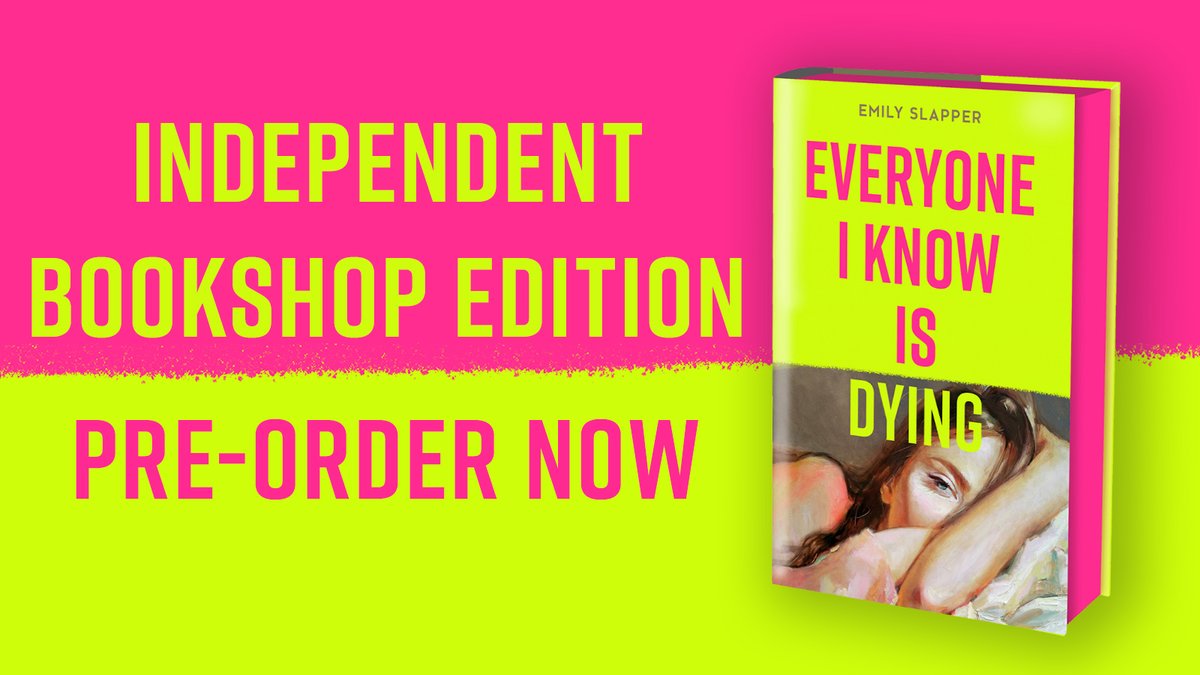 IndieThinking's tweet image. We are SO excited to reveal the *independent bookshop edition* of #EveryoneIKnowIsDying! Just look at those stunning pink sprayed edges 😍

Available to pre-order now from these wonderful independent bookshops: harpercollins.co.uk/pages/everyone…