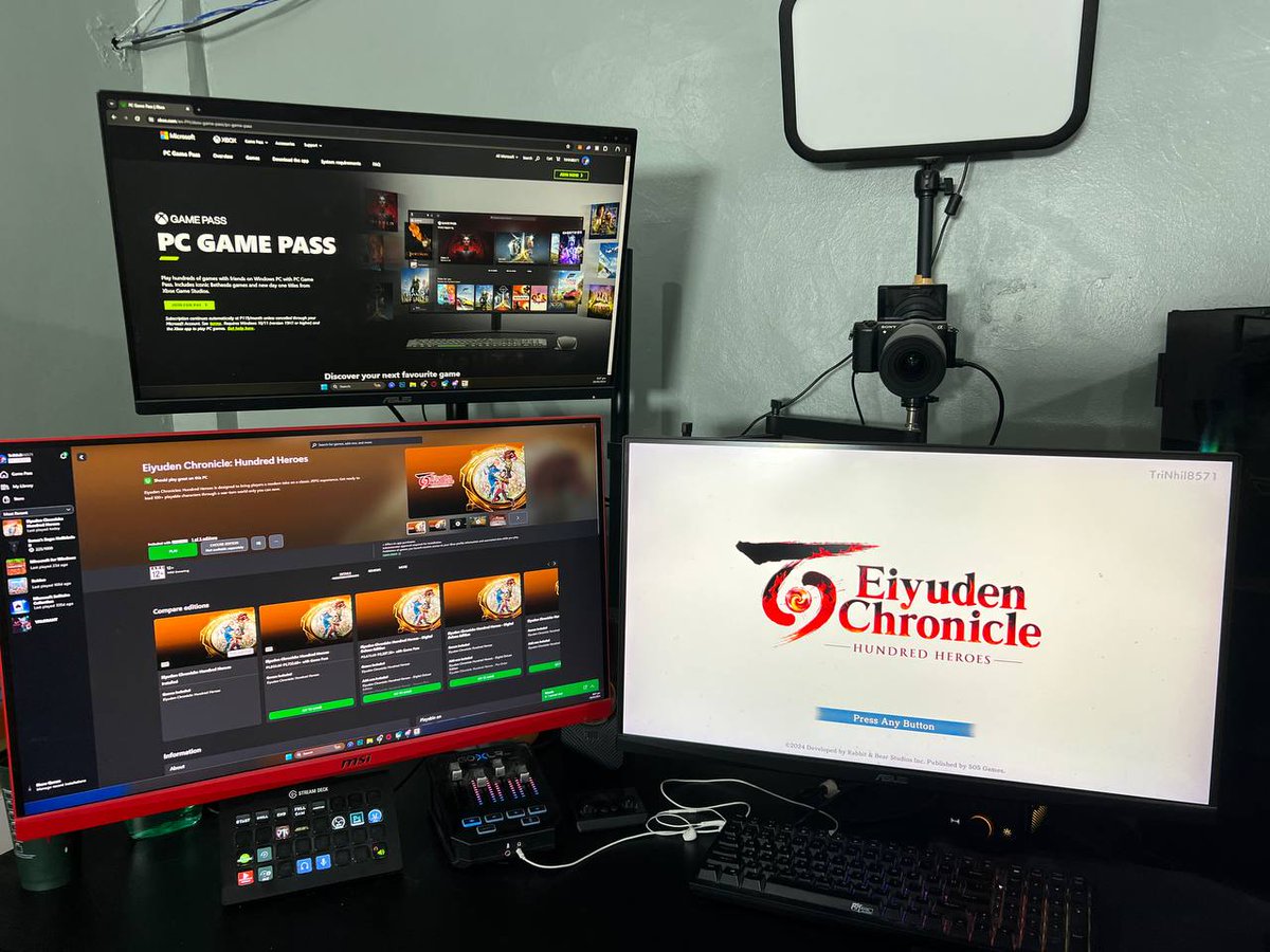 I will be playing Eiyuden Chronicle: Hundred Heroes for our 3rd game in Game Explorer Challenge in PC Game Pass!

Click here to learn more about PC Game Pass: bit.ly/3V5up1r

#JoinTheQuest #PCGamePass <a href="/XboxSEA/">Xbox SEA</a>