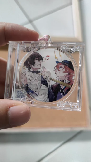 My CD charms for AniManGaki have arrived! Will take better photos of the different designs later when I am free. Meanwhile, behold the results of my 1am desperation making BSD Soukoku stuff!  