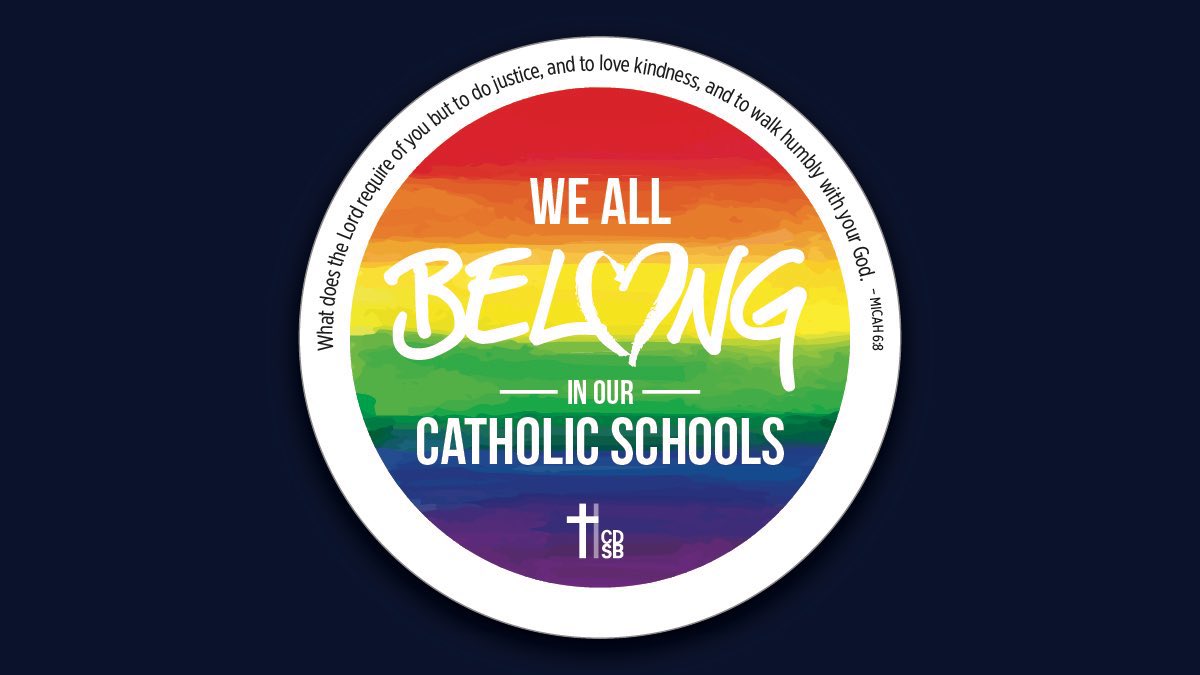 Today is Rainbow Day <a href="/HCDSB/">Halton Catholic DSB</a>! Staff and students are invited to wear their most colourful clothes in celebration of the rainbow- a sign of God’s promise to love us and a symbol of inclusion for all in our community. ❤️🧡💛💚💙💜 #HCDSBRainbowDay